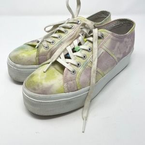 SUPERGA Tie Dye Platform Sneakers‎